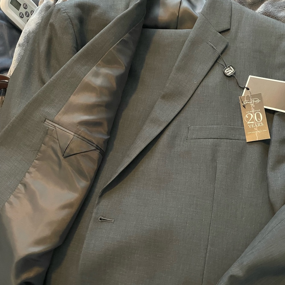 Brand New Sean John Men’s Suit Size 52 Regular 48 Waist